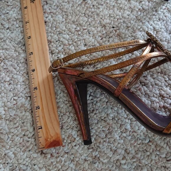 Sergio Rossi pelle Murano Floyd - metallic gold - Picture 6 of 9